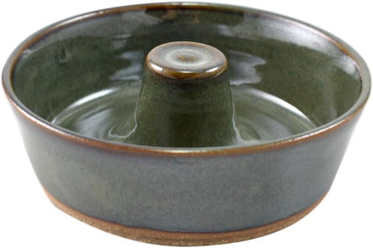 American Made Stoneware Pottery Microwave Omelette Egg Cooker (Double Size)