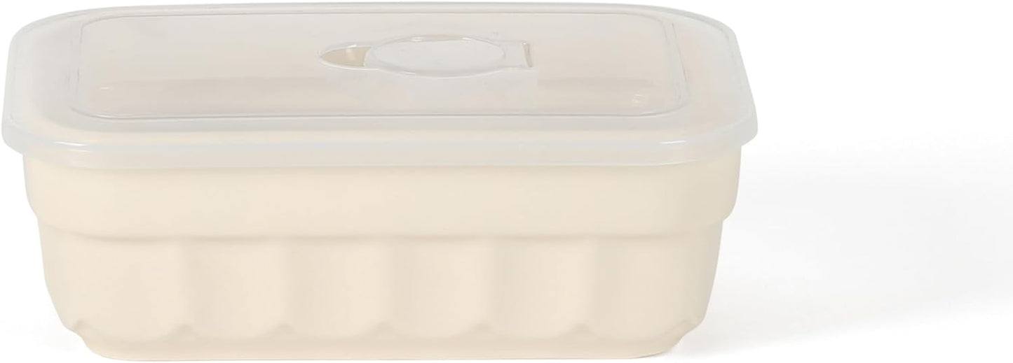Martha Stewart Shadowbrook 5-Piece Borosilicate Glass Storage Container Set – Airtight Locking Lids, 21.6 oz Meal Prep, Leftover & Lunch Containers, Microwave, Oven & Dishwasher Safe