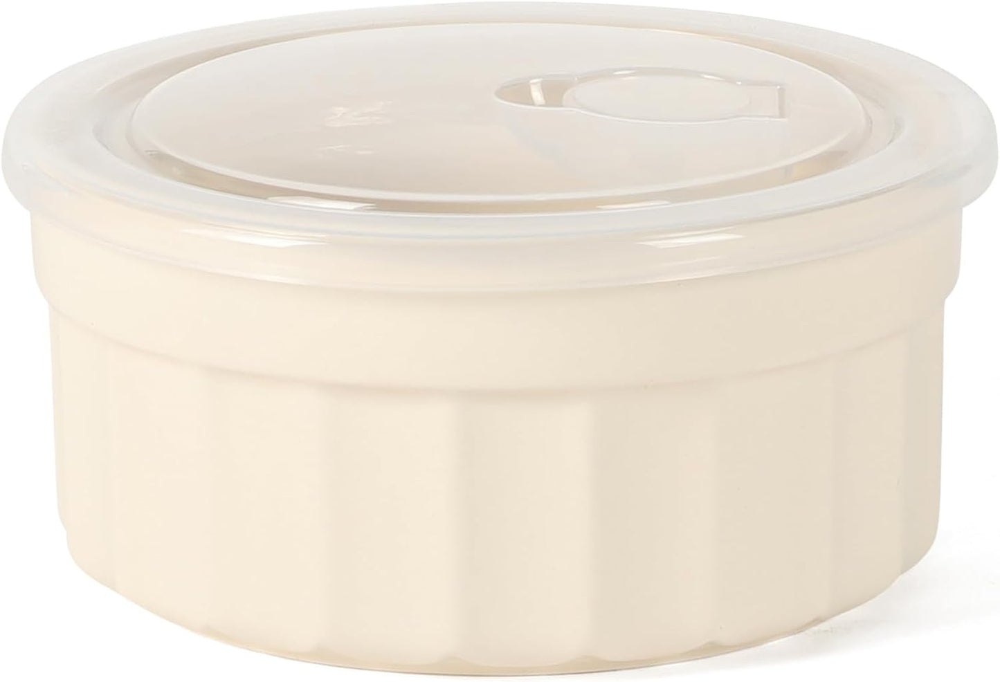 Martha Stewart Shadowbrook 5-Piece Borosilicate Glass Storage Container Set – Airtight Locking Lids, 21.6 oz Meal Prep, Leftover & Lunch Containers, Microwave, Oven & Dishwasher Safe