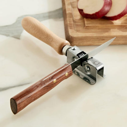 Kings County Tools Manual Handheld Knife Sharpener with Bubinga Handle