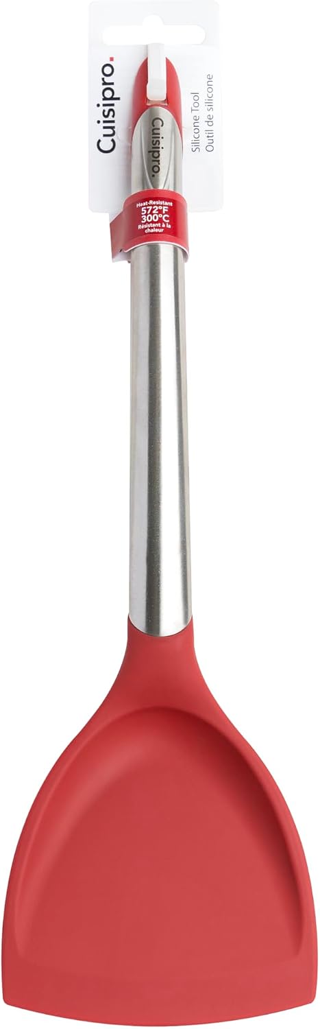 Cuisipro Silicone Wok Turner, 12.5-Inch, Red