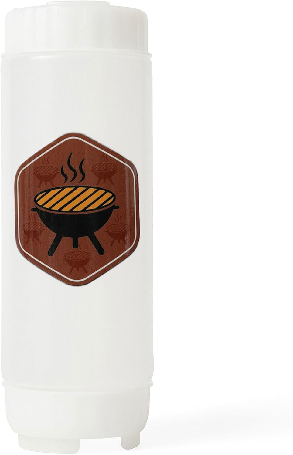 No‑Drip FIFO BBQ Sauce Squeeze Bottle – 18oz BPA-Free Refillable Dispenser with White Twist Cap for Mess-Free Pouring – Ideal for Barbecue, Glazes, Honey Mustard, Marinades, Teriyaki