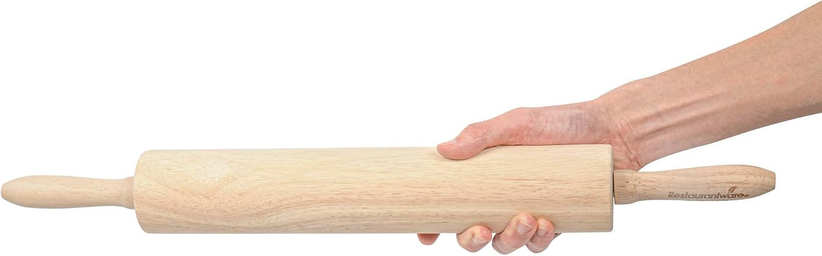 Restaurantware 12 in Wood Beech Asian Dowel Rolling Pin