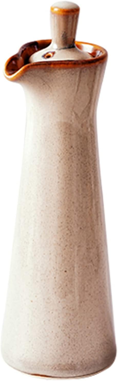Small Ceramic Olive Oil Dispenser Bottle for Storage Of Oil, Vinegar, Soy Sauce, 120ml / 4oz - Blue