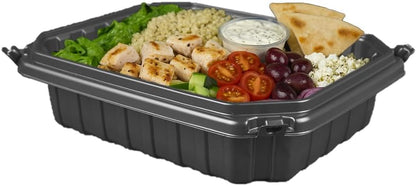 Ultra-Cold Freezer Containers, Frozen Meal Prep Storage with Lids | (-30°C/-22°F), Microwave & Freezer-Safe, Perfect for Frozen Meat, Seafood and Hot Meals, 10" x 8.2" x 3.7", 10 Packs
