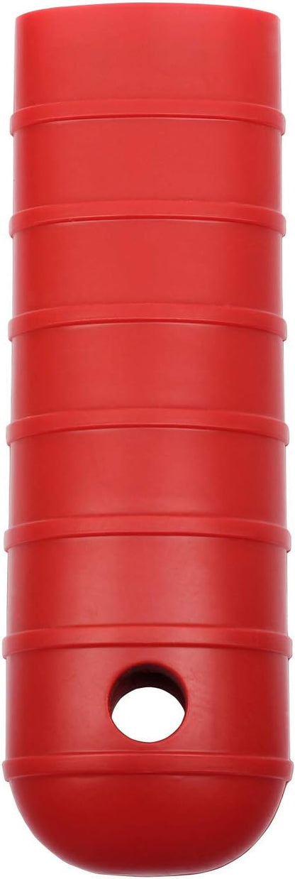 Silicone Hot Handle Holder, Potholder (Extra Thick Red) for Cast Iron Skillets, Pans, Frying Pans & Griddles, Metal and Aluminum Cookware Handles - Sleeve Grip, Handle Cover