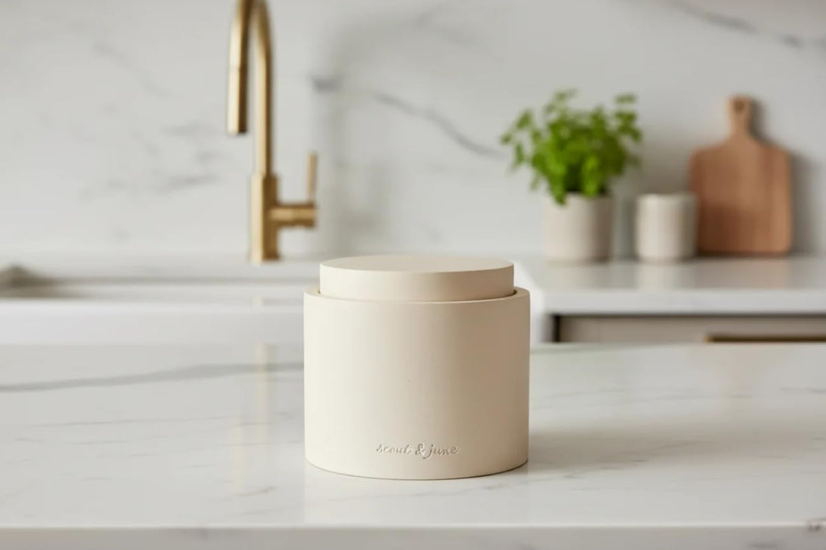 scout & june Modern Salt Cellar With Lid