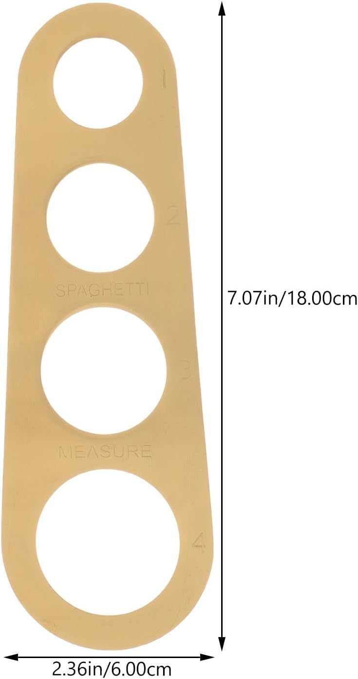 3pcs Stainless Steel Spaghetti Measurer with 4 Measuring Holes