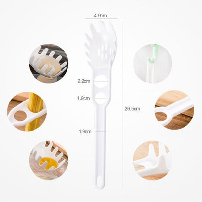 Daycount® Spaghetti Server Measuring Tool Noodle Serving Spoon Egg Yolks separator Drains, Plastic Multipurpose Kitchen Utensils