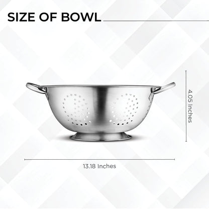 AVADOR Set of 6 Premium Stainless Steel Mixing Bowls Set, Easy To Clean, Space Saving Nestable Design, Great for Cooking, Baking, Prepping (0.75qt, 1.5qt, 3qt, 4qt, 5qt, 8qt)