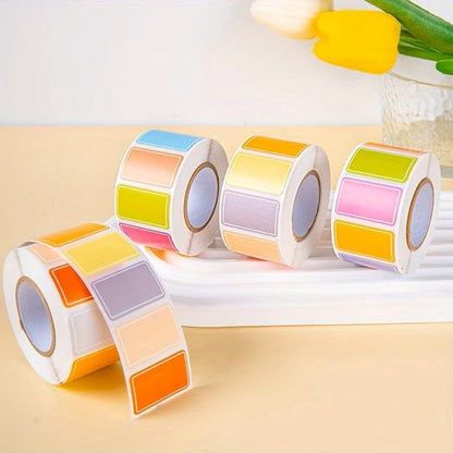 100-Pack Removable Freezer Labels, Waterproof Food Storage Stickers for Date & Contents Marking - Colors A
