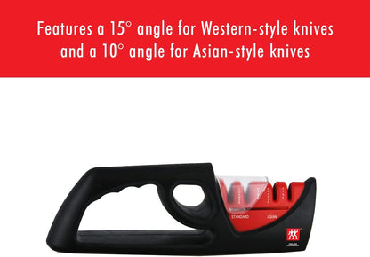 Zwilling 4-Stage Ultra-Sharp Knife Sharpener, Easy to Use Safe No Slip Base