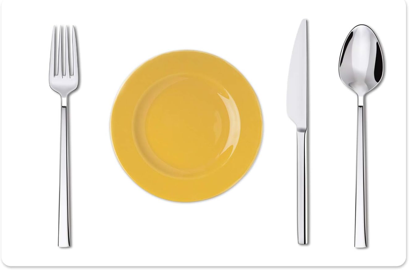 Silicone Placemats, Food-Grade Non-Slip Waterproof, Dining, Stain Resistant, Countertop Protector, Kitchen Counter Mat, Heat Resistant, Baking mat Dishwasher Safe (23.6"×15.7"-1pack, Black)