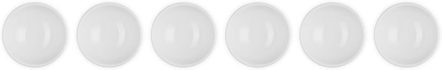 Le Creuset Stoneware Set Of 6 Vancouver Pinch Bowls, Pastel Multi Color