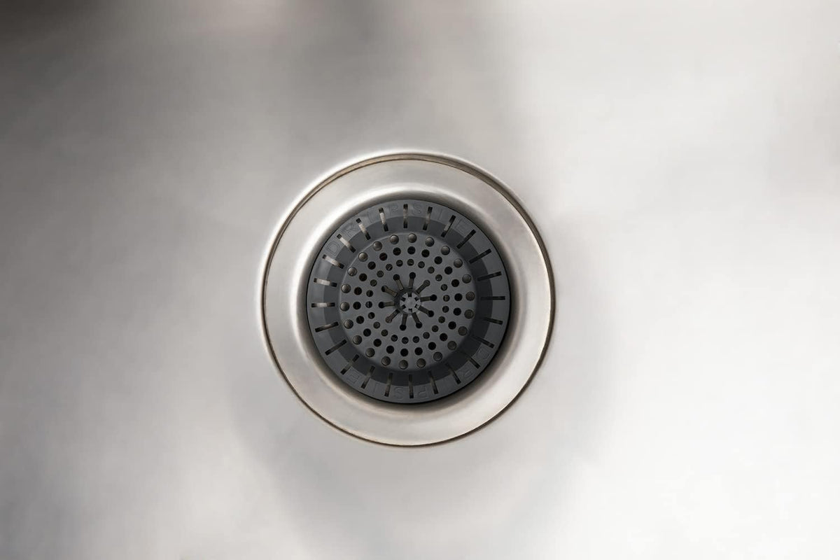 Dripsie 3Pk Clog-Free Kitchen Sink Strainer - USA Made Sink Drain Strainer