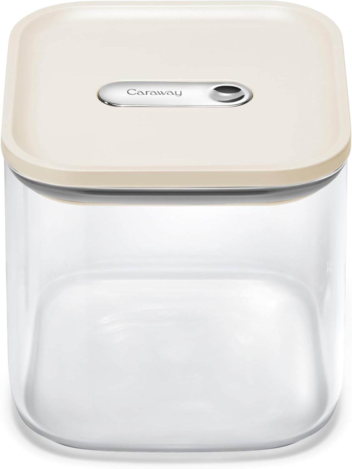 Caraway 4qt Glass Airtight Food Storage Container with Lid – Non-Toxic, BPA-Free Kitchen Storage Container – Stackable, Space-Saving Airtight Container for Dry Goods and More - Mist