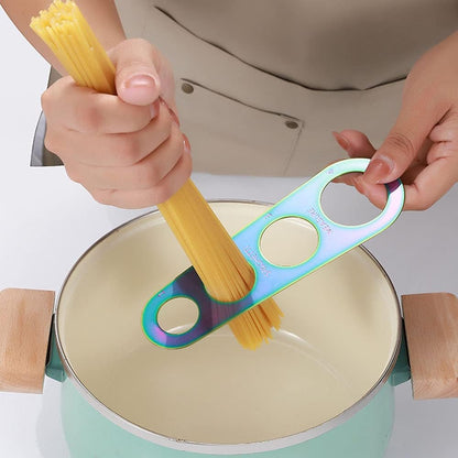 430 Stainless Steel Spaghetti Measure Tool Pasta Ruler Measuring Tool 4 Serving Portion Kitchen Cook Tool