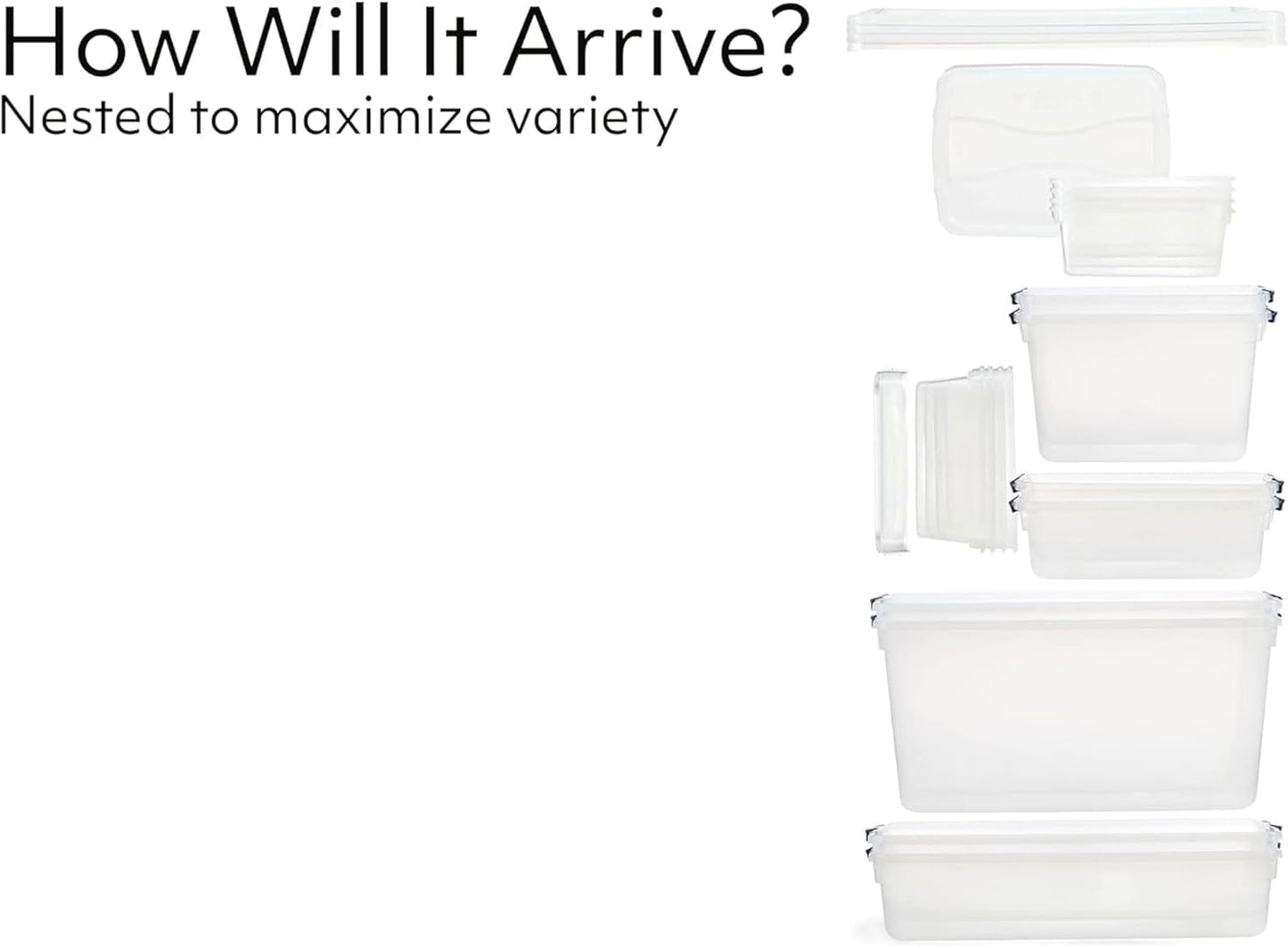 Rubbermaid Cleverstore 17 Qt Clear Storage Bins with Lids, 6-Pack, Stackable, BPA-Free, Made in USA