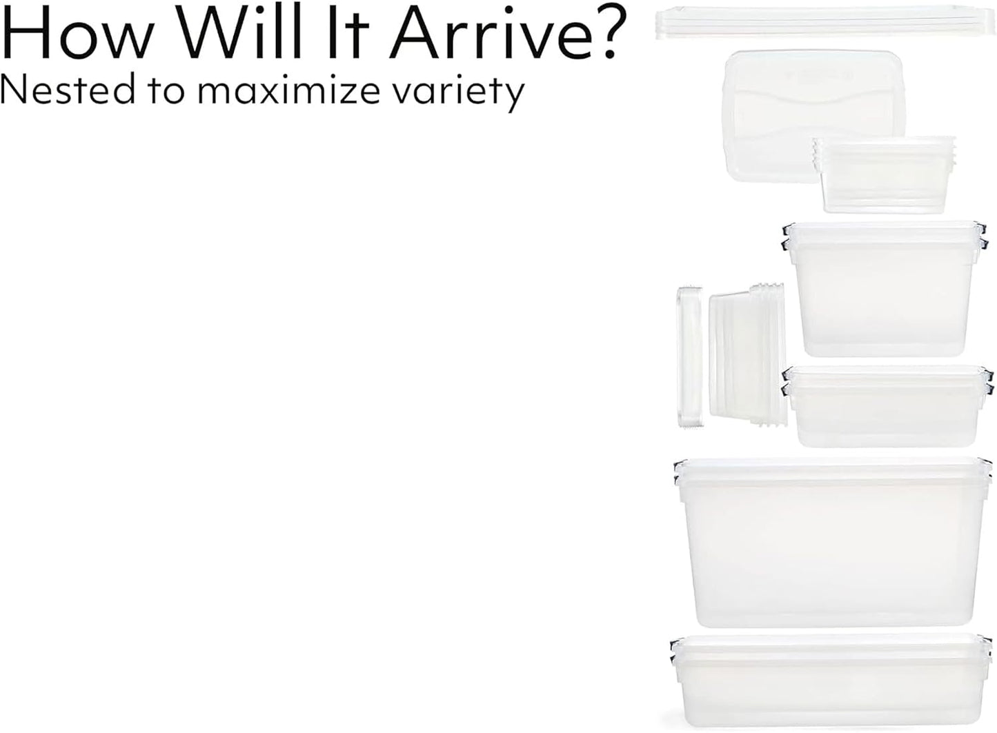 Rubbermaid Cleverstore 17 Qt Clear Storage Bins with Lids, 6-Pack, Stackable, BPA-Free, Made in USA