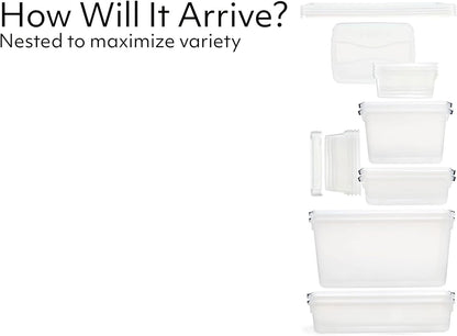 Rubbermaid Cleverstore 17 Qt Clear Storage Bins with Lids, 6-Pack, Stackable, BPA-Free, Made in USA