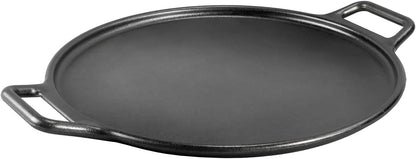 Lodge BOLD Pre-Seasoned Cast Iron Pizza Pan with Handles, 14 Inches