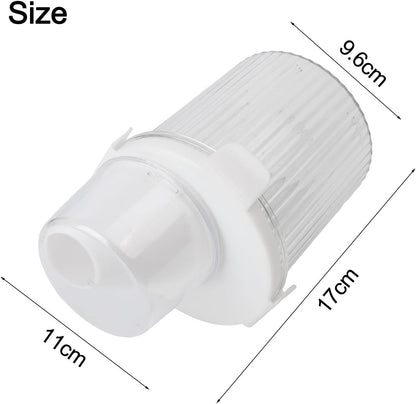 Food Cereal Storage Container With Pour Spout And Measuring Cup, Airtight Plastic Rice Dispenser For Pantry, Grains(Small+Medium+Large)