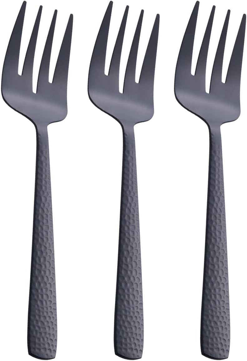 Matte Black Cake Pie Server Set