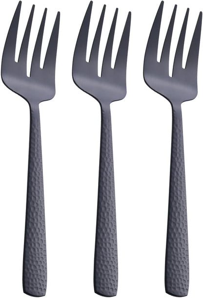 Matte Black Cake Pie Server Set