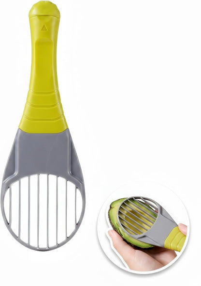 7.5 x 2.6 x 0.4 Inch Avocado Slicer Tool - 3 In 1 Peeler And Slicer Tool, Avocado Cutter For Avocados - Plastic
