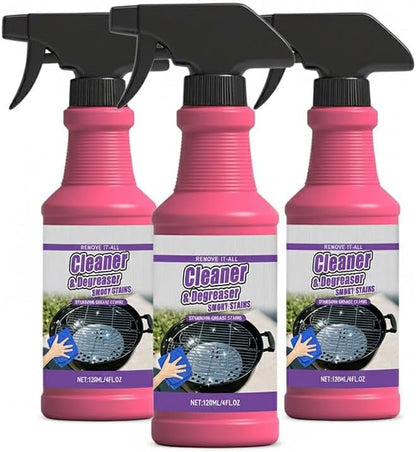 SakerPlus Heavy-Duty Grill Cleaner Spray, Degreaser for Grill Grates, BBQ Grills, Frying Pans and Cookware, Removes Baked-On Grease, Burnt-On Residue and Carbon Buildup (1PC)
