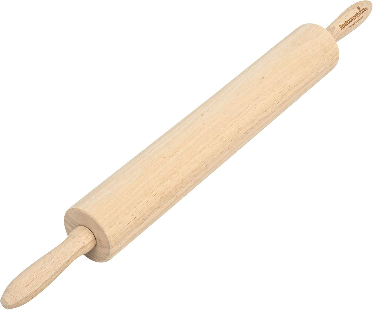 Restaurantware 12 in Wood Beech Asian Dowel Rolling Pin