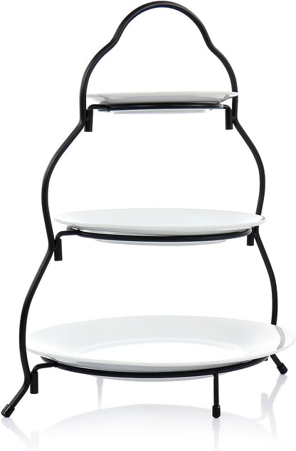 Elama Signature 12 1/4 Inch 6pc Lazy Susan Appetizer and Condiment Server Set