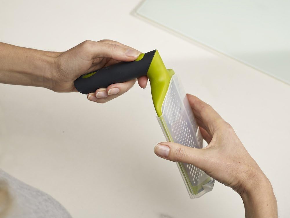 Joseph Joseph 2-in-1 Mini Grater & Slicer – Compact Kitchen Tool with Sharp Stainless Steel Blades