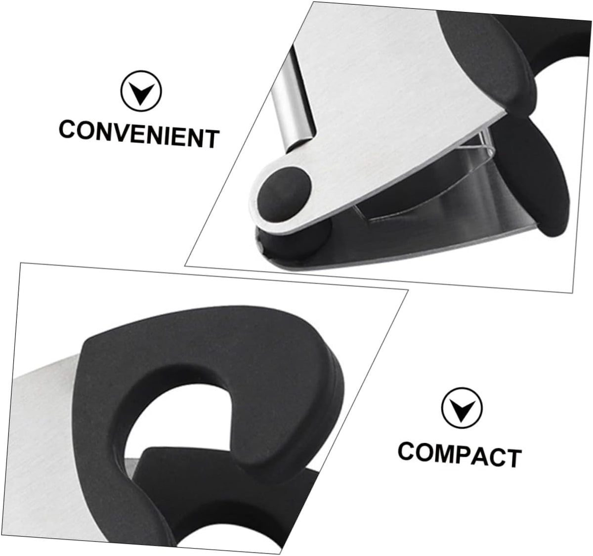 Stainless Steel Pot Clip Spoon Holder for Pot 4Pcs Kitchen Tool