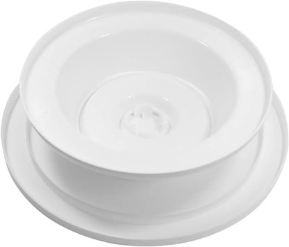 KEILEOHO 2 Pack 11 Inch Premium Cake Turntables, Smoothly Turns for Cake Decorating, Lightweight & Durable Stand for Decoration, Sculpting, Model Building, Painting