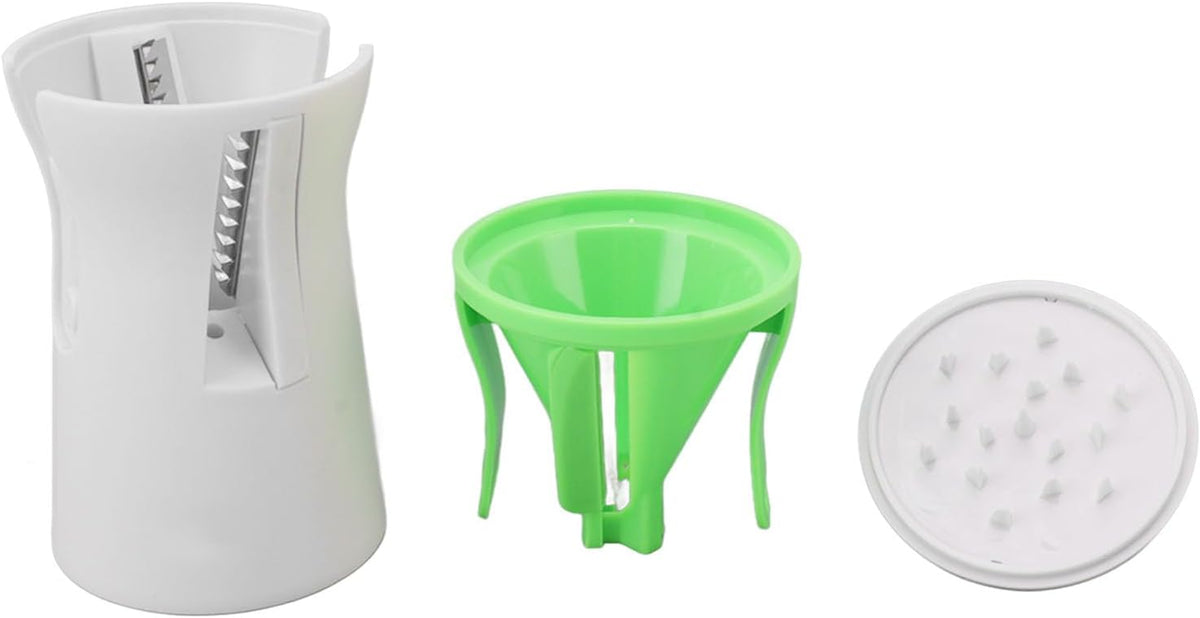 Handheld Spiralizer Vegetable Cutter Detachable Ergonomic Abs Handheld Vegetable Spiralizer For Kitchen Graters, Peelers Slicers Kitchen Tools