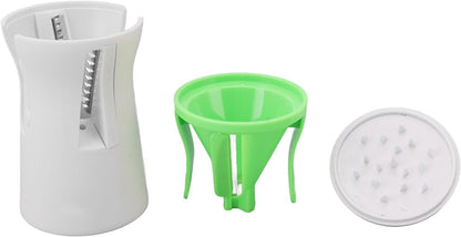Handheld Spiralizer Vegetable Cutter Detachable Ergonomic Abs Handheld Vegetable Spiralizer For Kitchen Graters, Peelers Slicers Kitchen Tools