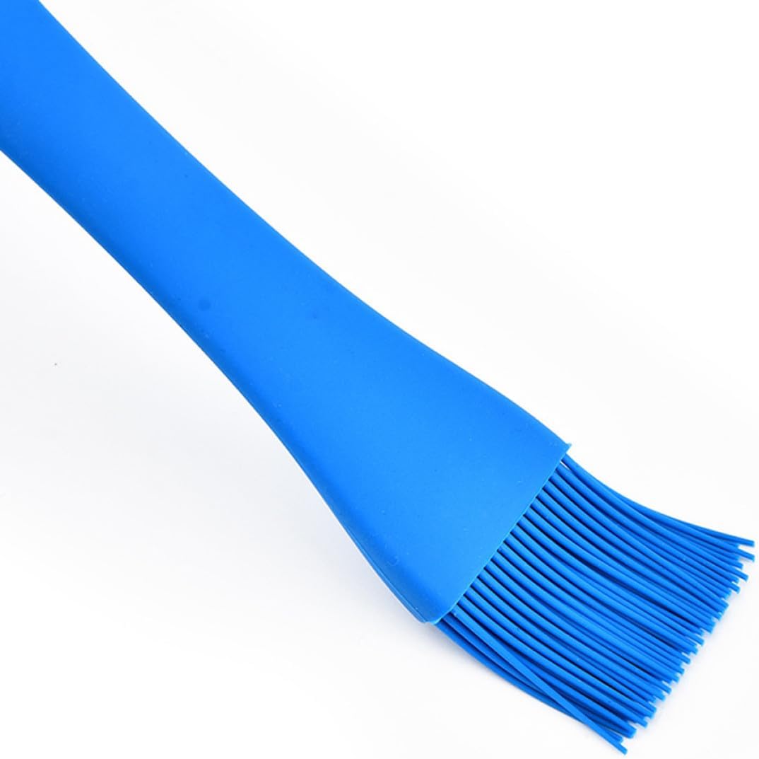 CHILDWEET Dual Head Silicone Basting Brush and Spatula Heat Resistant Kitchen Baking Tool for Bbq and Pastry 2pcs Set Suitable for Home Cooking and Grilling Random Random Color