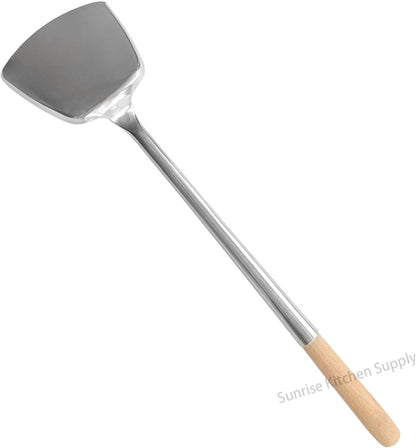 Sunrise Kitchen Supply Commercial Grade Wok Spatula (Shovel 17" (#2))