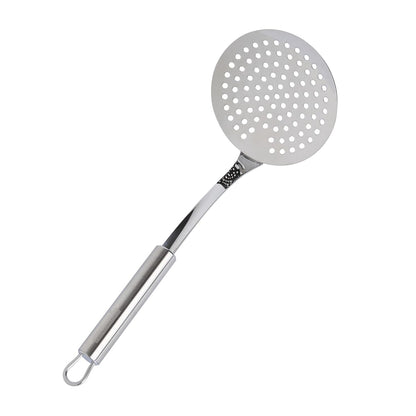 Restaurantware Stainless Steel Spider Skimmer - German Standard Wire Skimmer with Ergonomic Handle, Dishwasher Safe - Wire Strainer Pasta Spoon for Cooking & Frying