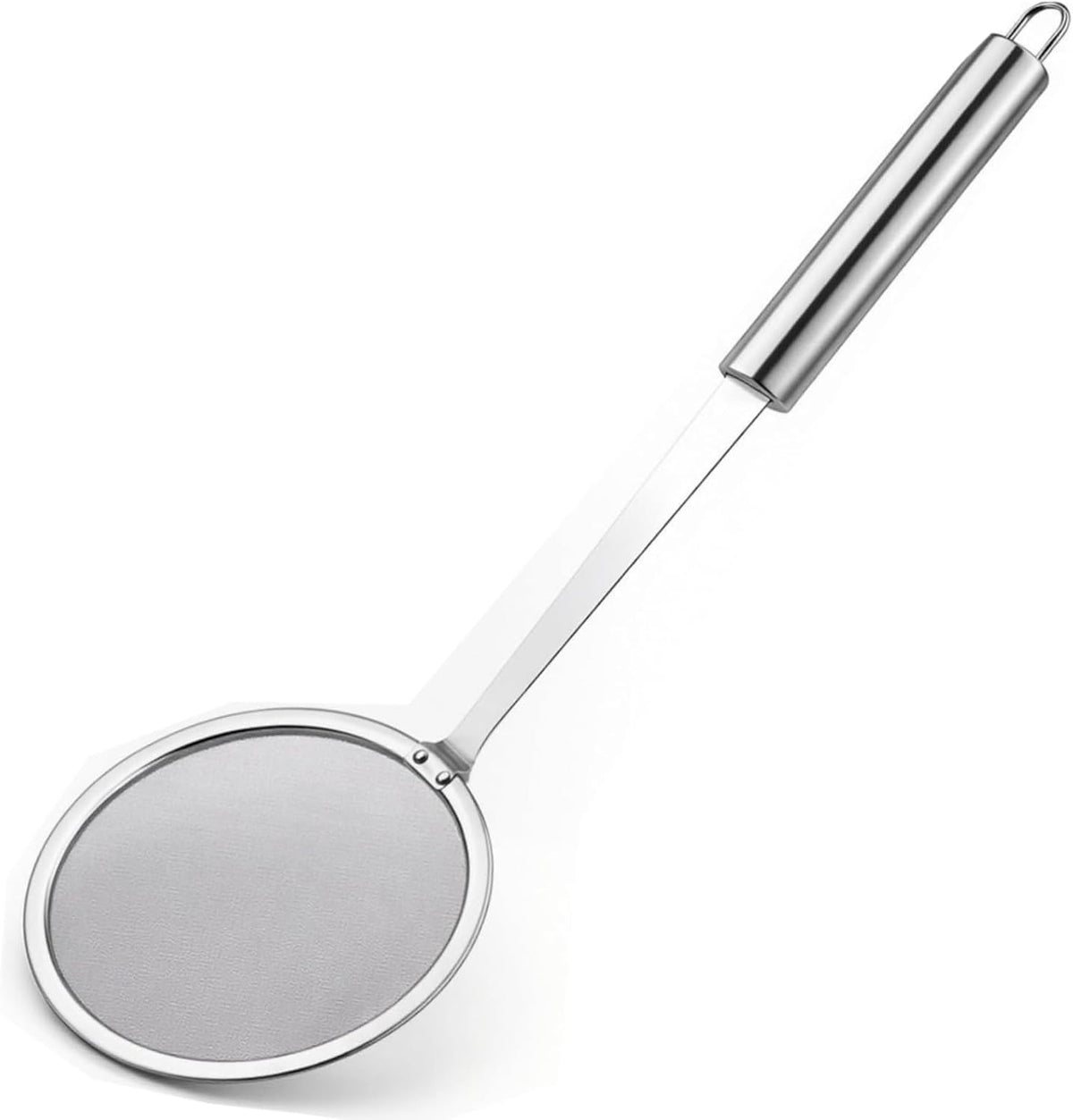 Skimmer Spoon, Filter Grease Foam Fine Mesh Fat Skimmer