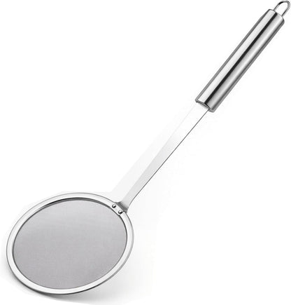 Skimmer Spoon, Filter Grease Foam Fine Mesh Fat Skimmer