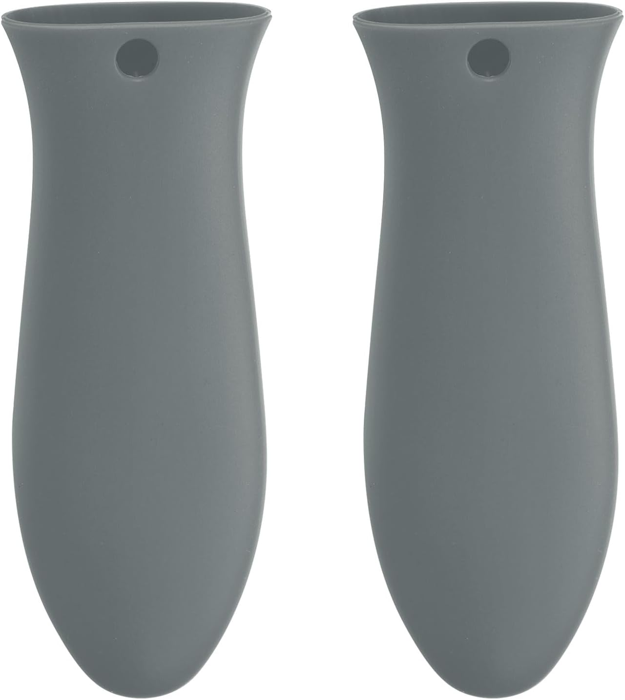 uxcell 2pcs Silicone Hot Handle Holders, Cast Iron Skillet Handle Covers Silicone Pan Handle Sleeve for Frying Pans Griddles Cookware Handles, Orange