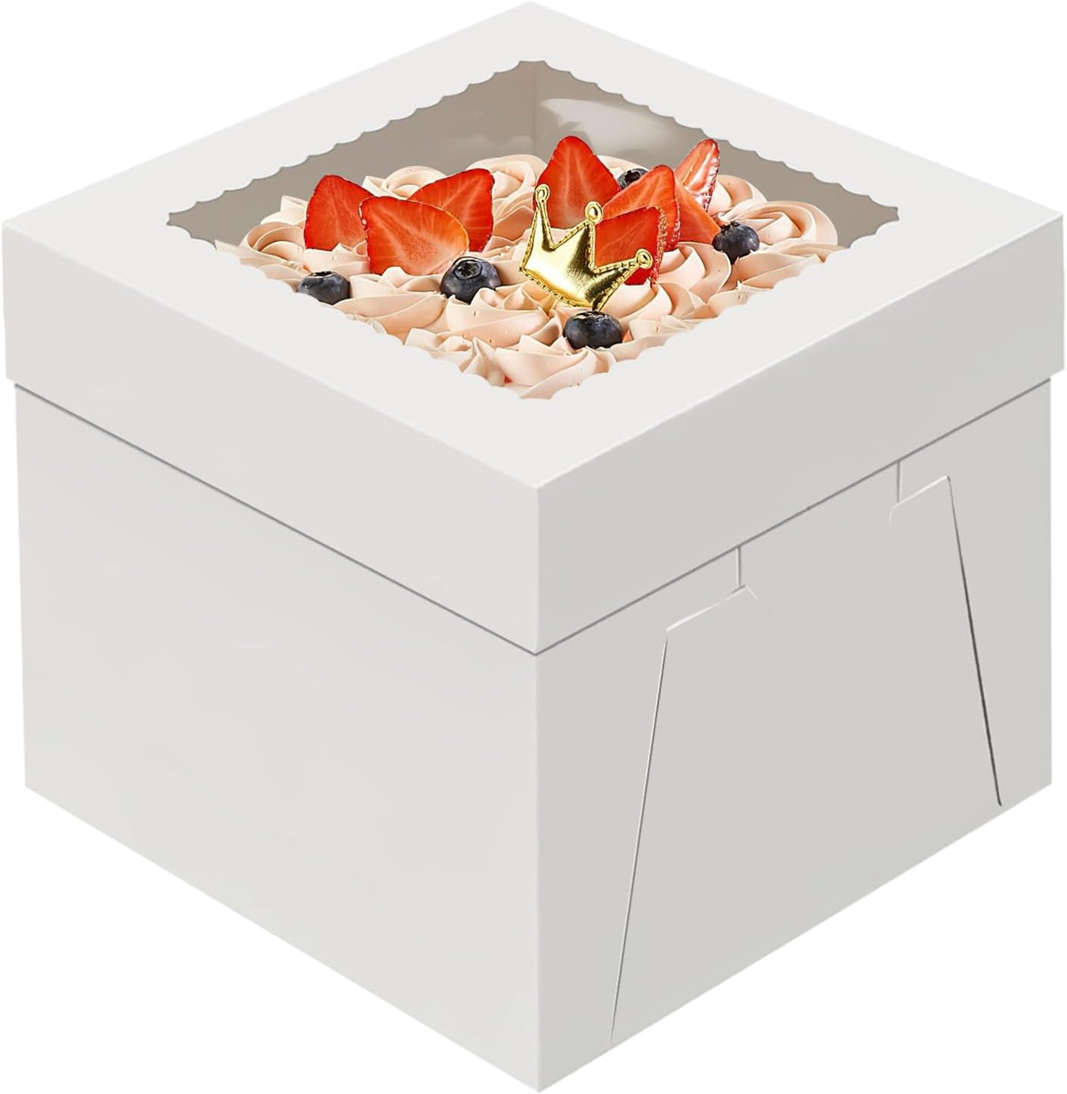 WINKIO Cake Boxes 12 inch, Cake Carrier Holder, Storage Transport Container