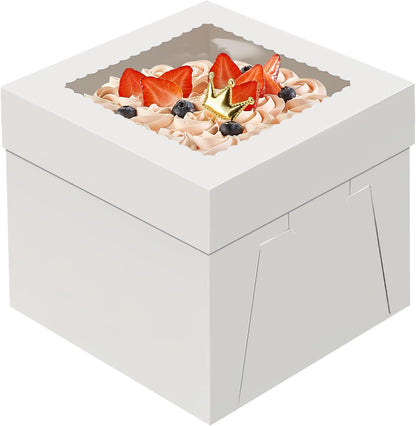 WINKIO Cake Boxes 12 inch, Cake Carrier Holder, Storage Transport Container