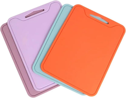 Cutting Board Mat For Household Kitchen Use, Portable With Non-Slip Surface(Dark)
