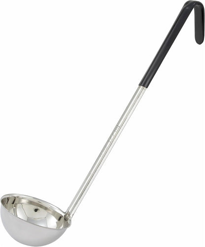 Winco 1/2 oz Red Stainless Steel Ladle