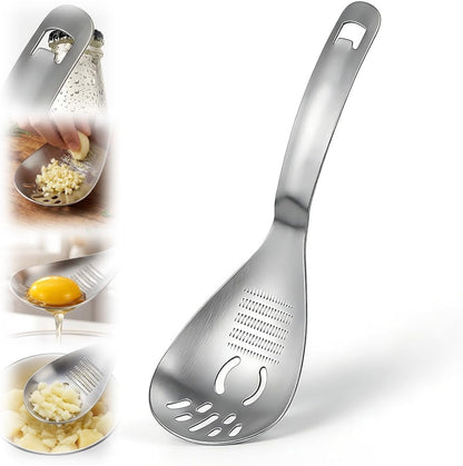 5-in-1 Stainless Steel Cooking Spoon, Potato Masher & Egg Separator，A+B