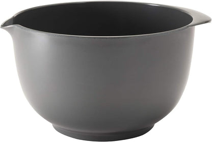 Hutzler Classic 2 Liter Melamine Mixing Bowl, Gray