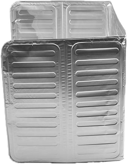 Aluminum Foil Cooking Frying Oil Splash Screen Cover with 3 Hinged Panels for Grease Protection, Fits Most Gas Stoves, Easy to Clean Kitchen Tool Guard